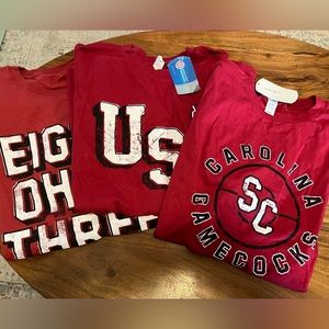 Bundle of University of South Carolina Gamecocks Tshirts